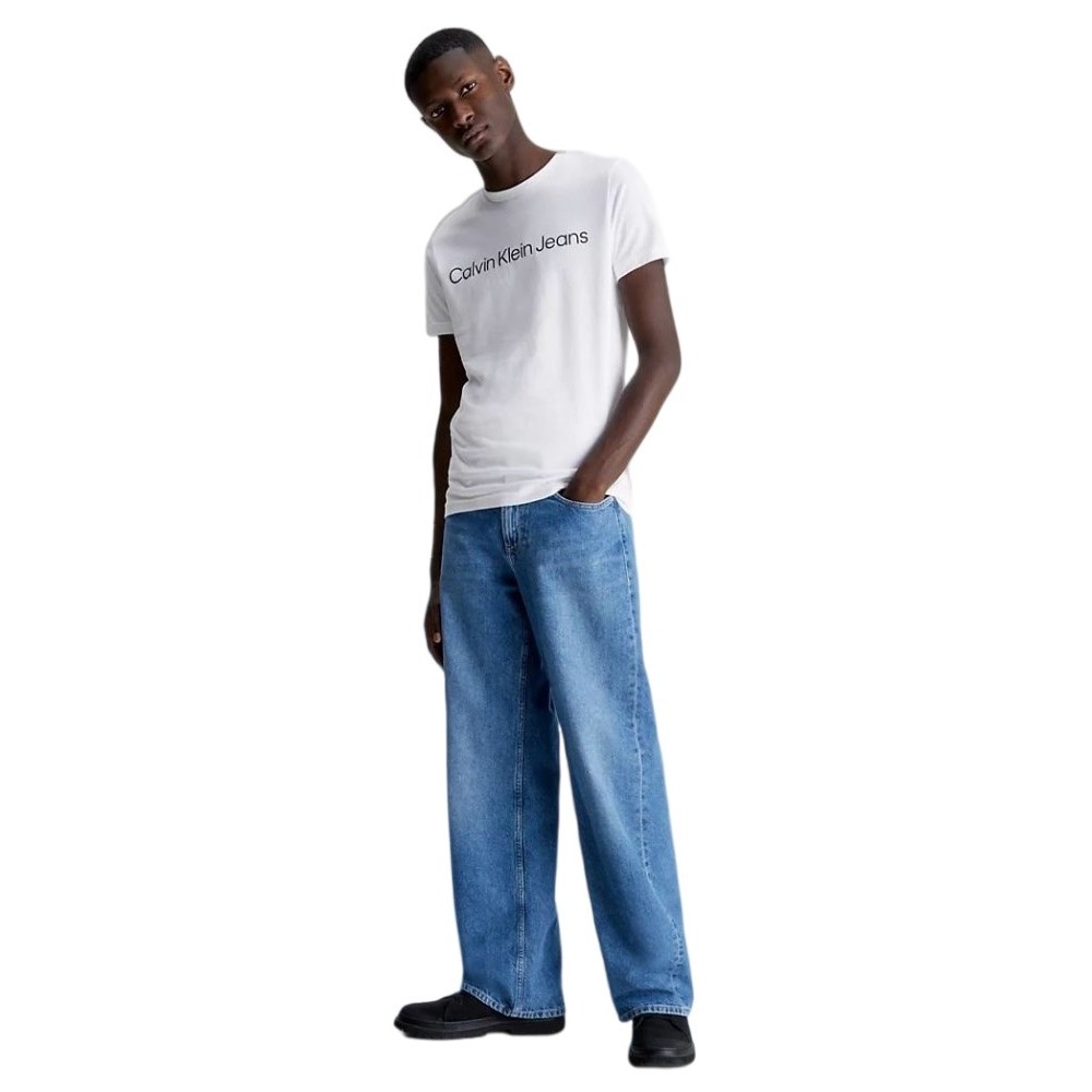 CALVIN KLEIN JEANS CORE INSTITUTIONAL LOGO SLIM TEE T SHIRT